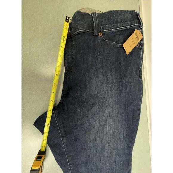 Duluth Women's Plus Daily Denim Capris Cropped Jeans Size 18W Cotton Blend - Picture 10 of 14